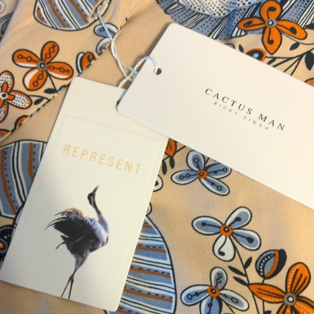 Ricky Singh Floral Print Men's Shirt - Picture 3 of 6